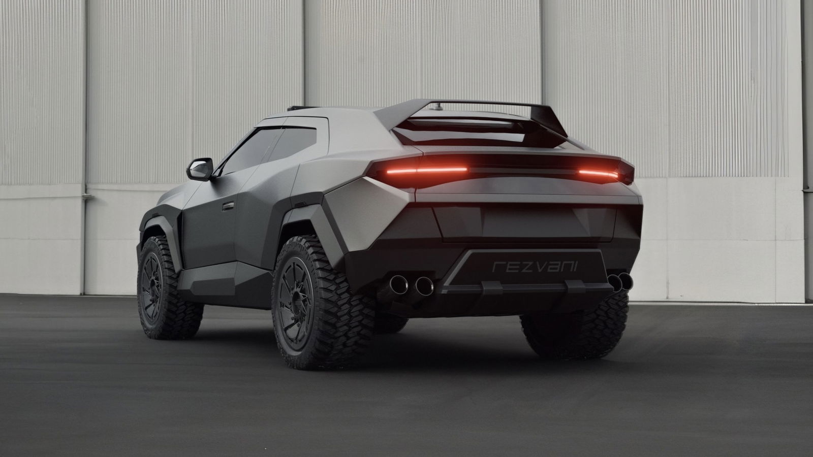 Rezvani Knight - rear